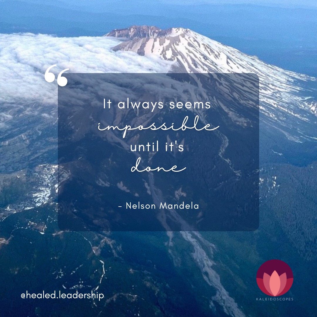 When facing your next mountain—whether in business, leadership, or life—remember Nelson Mandela's wisdom: "It always seems impossible until it's done."

Just as Mt. Saint Helens transformed through eruption, your journey of growth will likely involve hardships that have you questioning whether you're on the right path. It may all feel insurmountable until you're standing at the summit—and the summit may change.

Tag a friend who's climbing their own mountain and could use this reminder today. Sometimes we all need to hear that what feels impossible right now is simply not done yet. ✨

#HealedLeadership #youreworthit❤️ #ᴡᴏʀᴛʜᴛʜᴇᴄʟɪᴍʙ #TransformationalLeadership